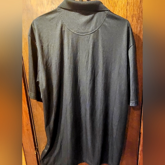 Benjamin Moore 100% Polyester Polo Short Sleeve Mens Shirt Black XL - Picture 3 of 3